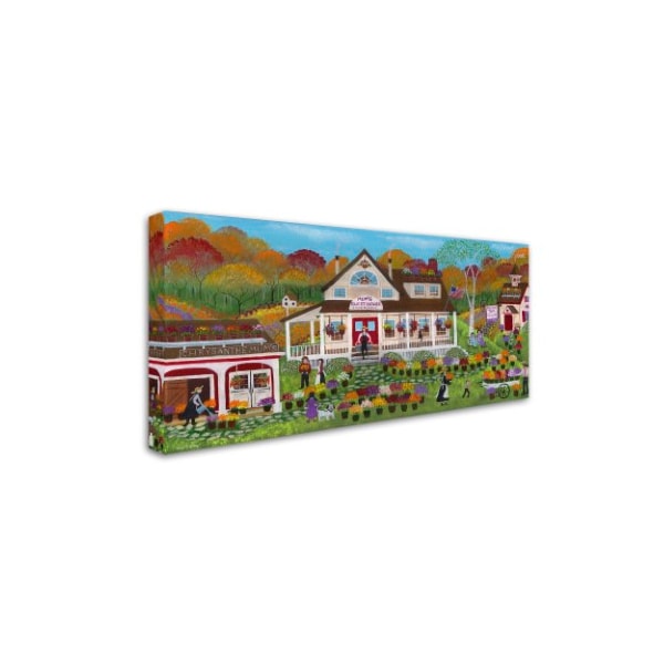 Cheryl Bartley 'Mum's Guest House ' Canvas Art,10x19